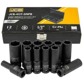 JCB NASADKI UDAROWE DŁ.kpl. 12el.1/2" 6-KĄT. (10-24mm)