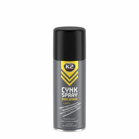 K2 CYNK SPRAY 400ML ZABEZPIECZA KONSTRUKCJE STALOWE PRZED KOROZJĄ