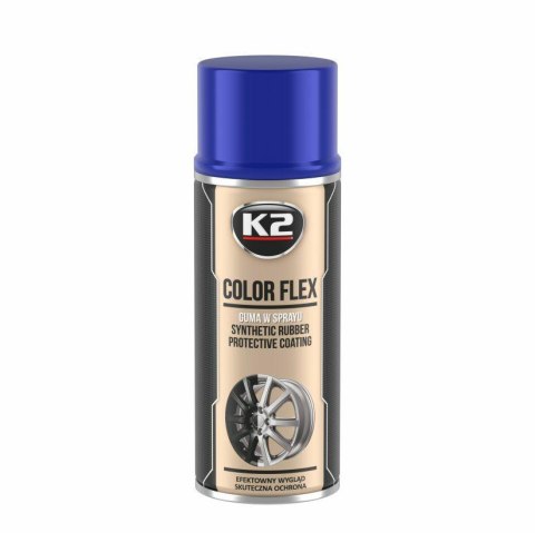 K2 GUMA W SPRAYU COLOR FLEX - NIEBIESKA 400ML