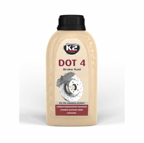 K2 PŁYN HAMULCOWY Z CERTYFIKATEM DOT 4 250ML