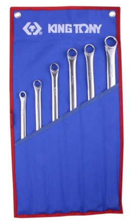 KING TONY ZESTAW KLUCZY OCZKOWYCH 6cz.DŁUGIE/ETUI 10-24mm.