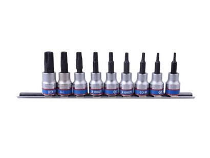 KING TONY ZESTAW NASADEK TORX 5-R.3/8" 9cz.SZYNA