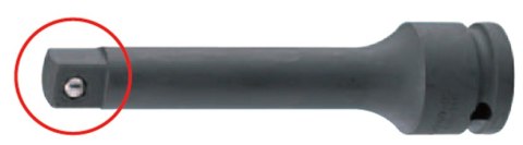 KING TONY PRZEDŁUŻKA UDAROWA 1/2" 250mm Z KULKĄ ...