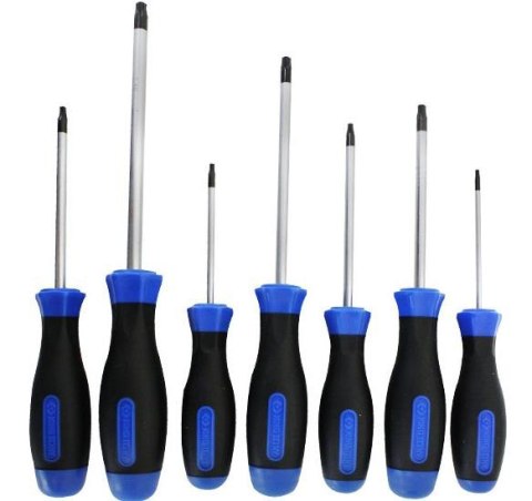 KING TONY WKRĘTAKI TORX 7szt. 30317PR T10, T15, T20, T25, T27, T30, T40.
