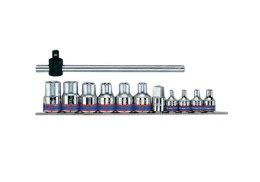 KING TONY ZESTAW NASADEK TORX 3/8