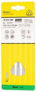 KLINGSPOR BRZESZCZOT DO WYRZYNARKI 132x8x1,45mm JS 971 WF /5szt.