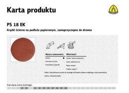 KLINGSPOR KRĄŻEK 125 PS18EK 50szt. 60