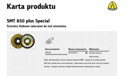 KLINGSPOR ŚCIERNICA LISTKOWA SMT850 125 SPEC.COARSE WŁÓKNINA+PAPIER