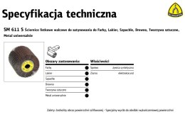 KLINGSPOR ŚCIERNICA NASADZ.LISTKOWA 100x100x19 gr.80
