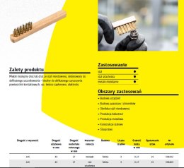 KLINGSPOR SZCZOTKA DO ŚWIEC ZAPŁONOWYCH BHZ600 DRUT NIERDZEWNY