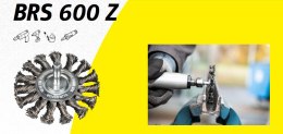 KLINGSPOR SZCZOTKA TARCZOWA 75mm TRZPIEŃ BRS600Z DRUT SKRĘCANY