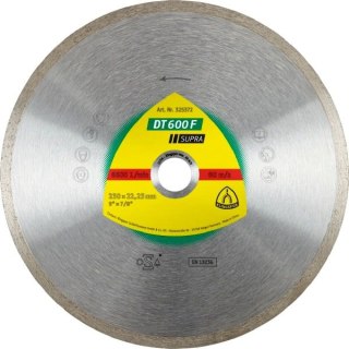 KLINGSPOR TARCZA DIAMENTOWA PEŁNA 125mm x 1,6mm x 22,2mm DT600F CERAMIKA.