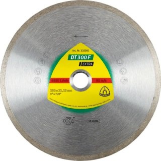 KLINGSPOR TARCZA DIAMENTOWA PEŁNA 125mm x 22,2mm DT300F PŁYTKI, KAFLE CERAMICZNE.