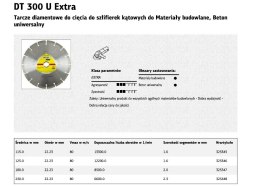 KLINGSPOR TARCZA DIAMENTOWA SEGMENTOWA 125mm x 22,2mm DT300U BETON.