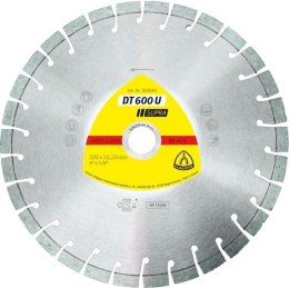 KLINGSPOR TARCZA DIAMENTOWA SEGMENTOWA 230mm x 2,6mm x 22,2mm DT600U BETON ZBROJONY, KRÓTKI ZĄB(20mm).