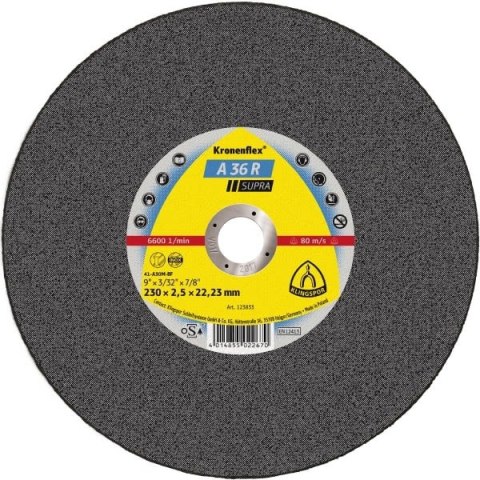 KLINGSPOR TARCZA DO METALU 125mm x 2,0mm x 22,2mm A36R Supra INOX