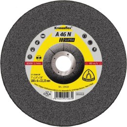 KLINGSPOR TARCZA DO SZLIFOWANIA METALU 125mm x 6,0mm x 22,2mm A46N Supra ALUM