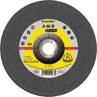 KLINGSPOR TARCZA DO SZLIFOWANIA METALU 125mm x 6,0mm x 22,2mm A46N Supra ALUM