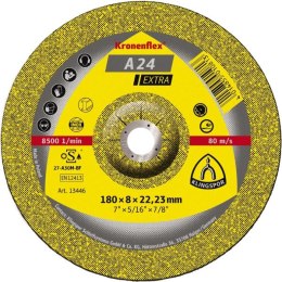 KLINGSPOR TARCZA DO SZLIFOWANIA METALU 230mm x 6,0mm x 22,2mm A24 Extra