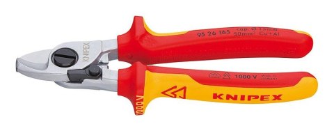 KNIPEX NOŻYCE DO CIĘCIA KABLI I PRZEWODÓW MIEDZIANYCH I ALUM.165mm Fi=15mm / 50mm2.