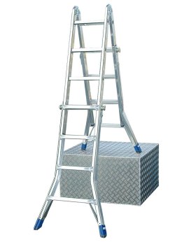 KRAUSE DRABINA PRZEGUBOWA 4x5 SZCZEBLI TELESKOPOWA STABILO