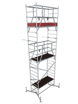 KRAUSE RUSZTOWANIE CLIMTEC KOMPLETNE 7m ALUMINIOWE BAZOWE+ 2 KONDYGNACJE