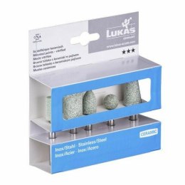 LUKAS ŚCIERNICA TRZPIENIOWA ZESTAW 5szt. CERAMICZNE NIERDZEWKA/STAL