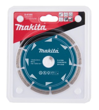 MAKITA TARCZA DIAMENTOWA 125x22,23mm SEGMENTOWA (NA SUCHO) BETON