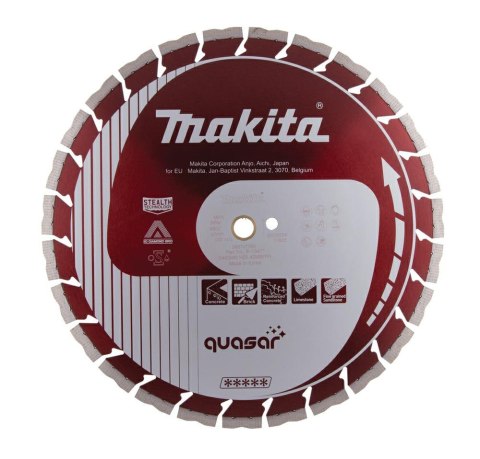 MAKITA TARCZA DIAMENTOWA 400x25,4mm SEGMENTOWA (SUCHO/MOKRO) BETON, KAMIEŃ