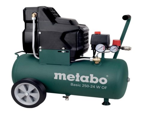 METABO KOMPRESOR BASIC 250-24 W OF 230V 24L 8BAR 120L/MIN BEZOLEJOWY ...