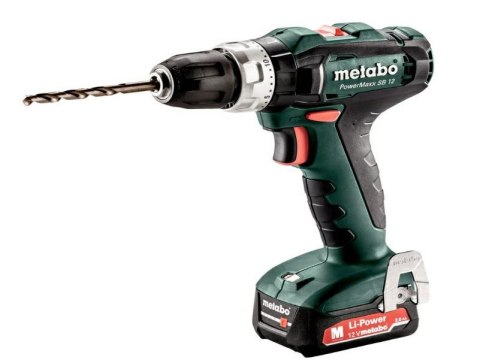 METABO WKRĘTARKA UD.POWERMAXX SB 12 40/17Nm 2x2,0Ah METABOX