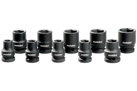 METABO ZESTAW NASADEK UDAR. 1/2" 10szt.