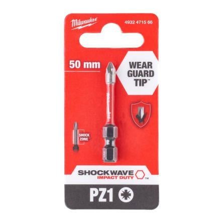 MILWAUKEE KOŃCÓWKA PZ1 x 50mm/ 1szt. ShW.