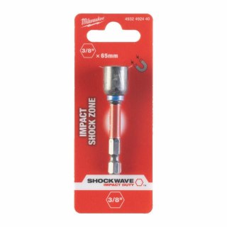 MILWAUKEE KOŃCÓWKA Z NASADKĄ 3/8" (65mm)