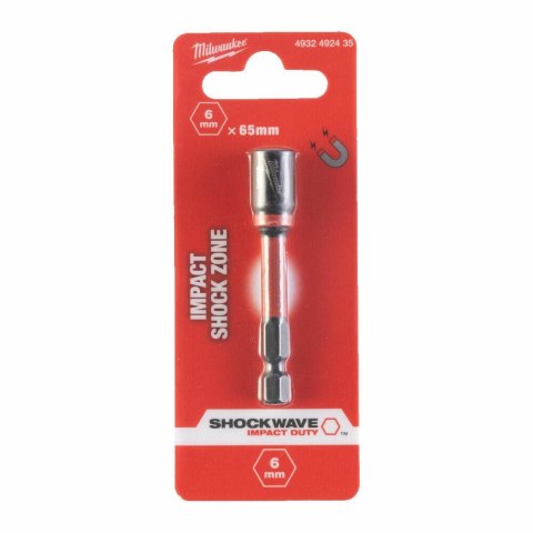 MILWAUKEE KOŃCÓWKA Z NASADKĄ 6mm (65mm)