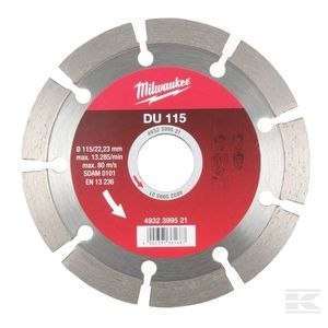 MILWAUKEE TARCZA DIAMENTOWA SEGMENTOWA DU 125mm