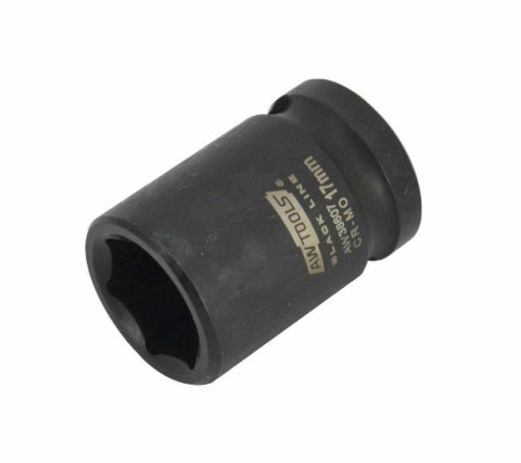 AWTOOLS NASADKA UDAROWA 6-KĄTNA 1/2" KRÓTKA 19mm BLACK LINE AWTOOLS NASADKA UDAROWA 6-KĄTNA 1/2" KRÓTKA 19mm BLACK LINE