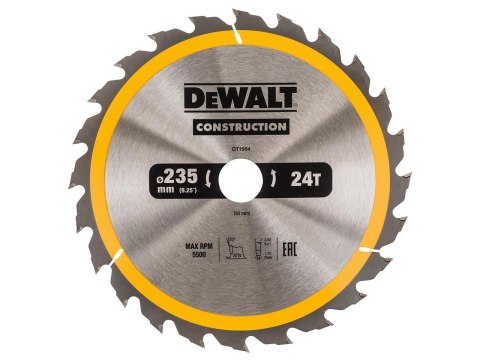 DEWALT PIŁA TARCZ.235x30mmx40z DEWALT PIŁA TARCZ.235x30mmx40z