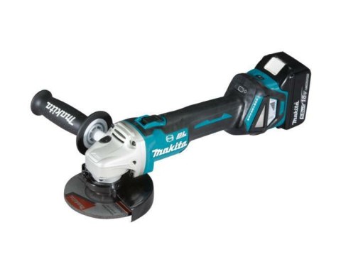 MAKITA SZLIFIERKA KĄTOWA 18V 125mm 2 x 5,0Ah LI-ION REG.OBR. BLDC WALIZKA MAKPAC DGA513RTJ MAKITA SZLIFIERKA KĄTOWA 18V 125mm 2 x 5,0Ah LI-ION REG.OBR. BLDC WALIZKA MAKPAC DGA513RTJ
