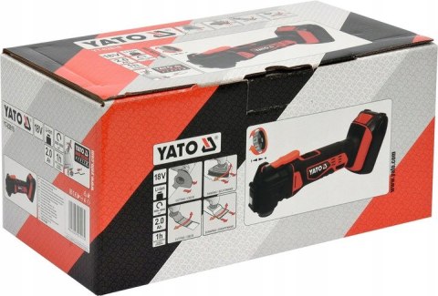 YATO NARZĘDZIE WIELOFUNKCYJNE 18V 1x2,0Ah YATO NARZĘDZIE WIELOFUNKCYJNE 18V 1x2,0Ah