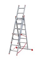 KASTOM DRABINA ALUMINIOWA 3x 7 STOPNI 150KG VHR