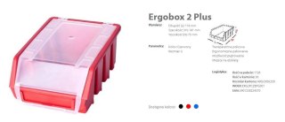 PATROL ERGOBOX PLUS 2 NIEBIESKI 118 x 161 x 75