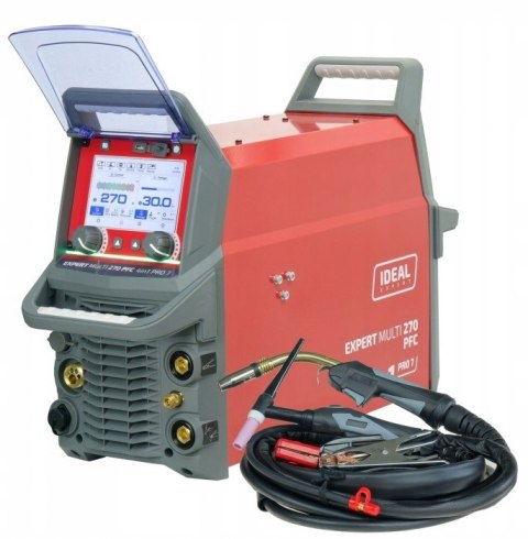 PROFESJONALNA SPAWARKA MIG TIG AC/DC EXPERT MULTI 270 PFC 4in1 Pro5 IDEAL