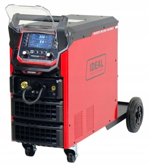 PROFESJONALNY MIGOMAT półautomat TECNOMIG 366PULSE SYNERGIA LCD ALU 4x4