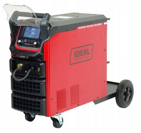 PROFESJONALNY MIGOMAT półautomat TECNOMIG 366PULSE SYNERGIA LCD ALU 4x4