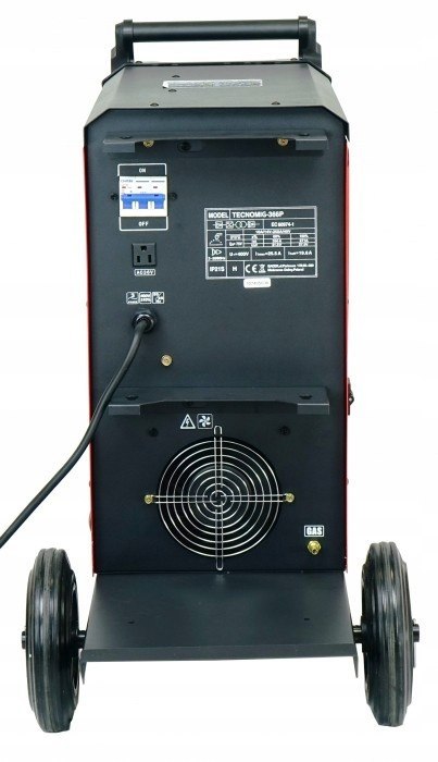 PROFESJONALNY MIGOMAT półautomat TECNOMIG 366PULSE SYNERGIA LCD ALU 4x4