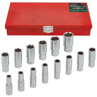 ROCKFORCE NASADKI DŁUGIE 6-KĄT. 14szt.1/2" 11-30mm