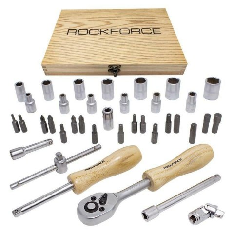 ROCKFORCE ZESTAW KLUCZY 1/4" 38el.
