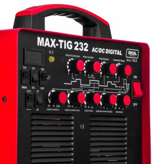 SPAWARKA INWERTER IDEAL MAXTIG 232 AC DC DIGITAL TIG MMA PULS ALU 200A 230V
