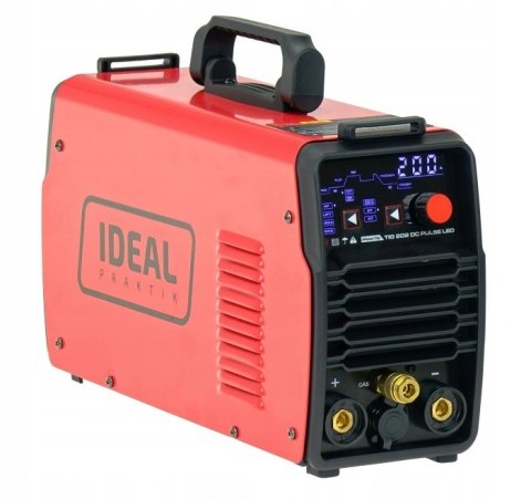 SPAWARKA INWERTEROWA PRAKTIK TIG 202 DC PULS LED IDEAL 200A MMA